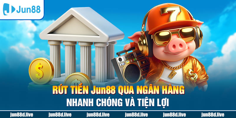 Rút tiền Jun88 qua ngân hàng nhanh chóng và tiện lợi